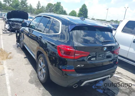 2020 BMW X3 xDrive30I z USA, uszkodzony, nr VIN 5UXTY5C07L9D35336